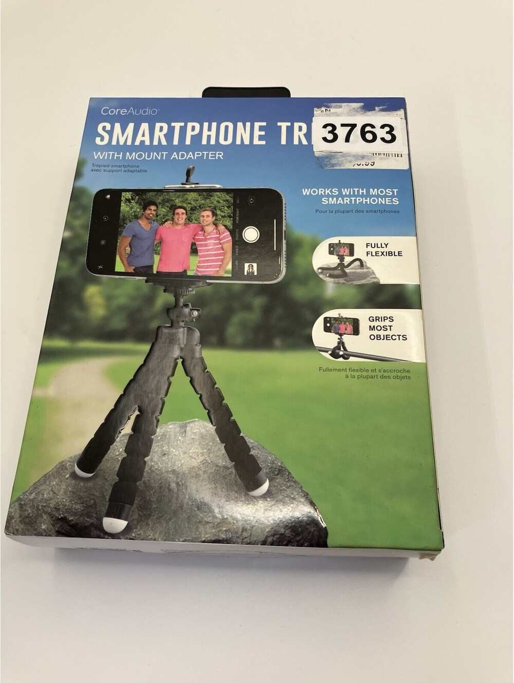CoreAudio FULLY FLEXIBLE 360 VIEWING ANGLE GRIP Phone STABILIZER TRIPOD New